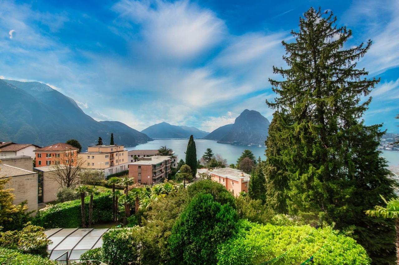Goccia Di Lago Lake View Lugano Exteriör bild