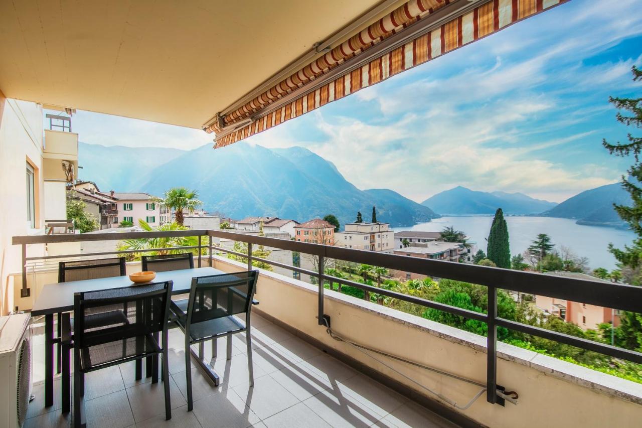 Goccia Di Lago Lake View Lugano Exteriör bild